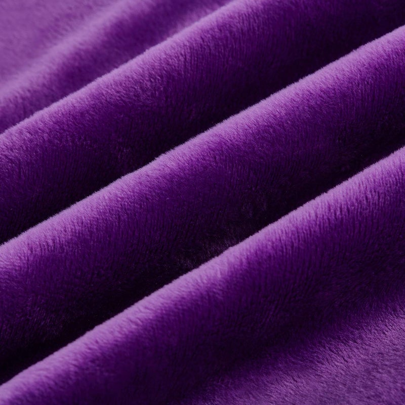 RelaxBlanket 60''x80'' Duvet Cover for Weighted Blanket | Premium Super Soft Minky Dot | Purple - Image 3